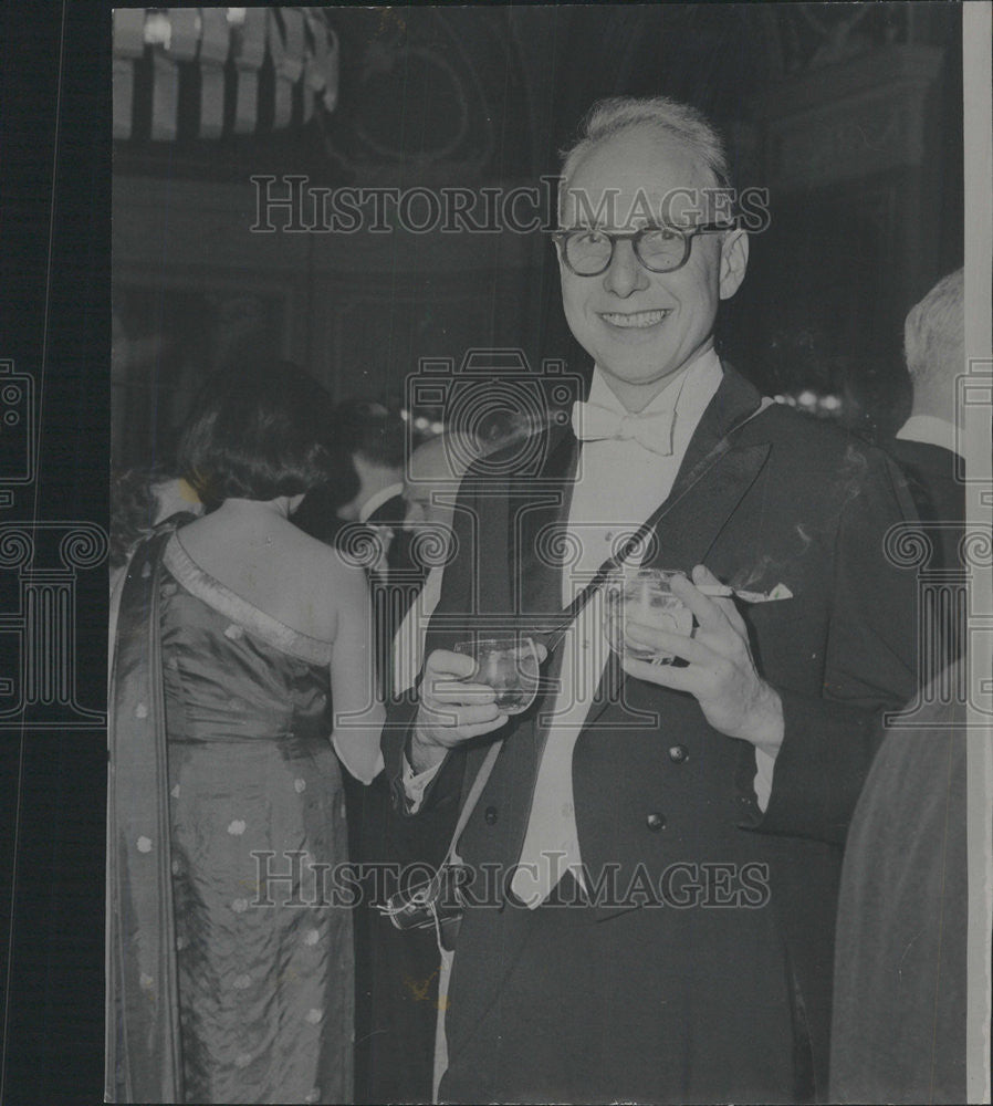 1966 Press Photo Rosecrans Baldwin Diamond Jubilee Orchestra Hall - Historic Images