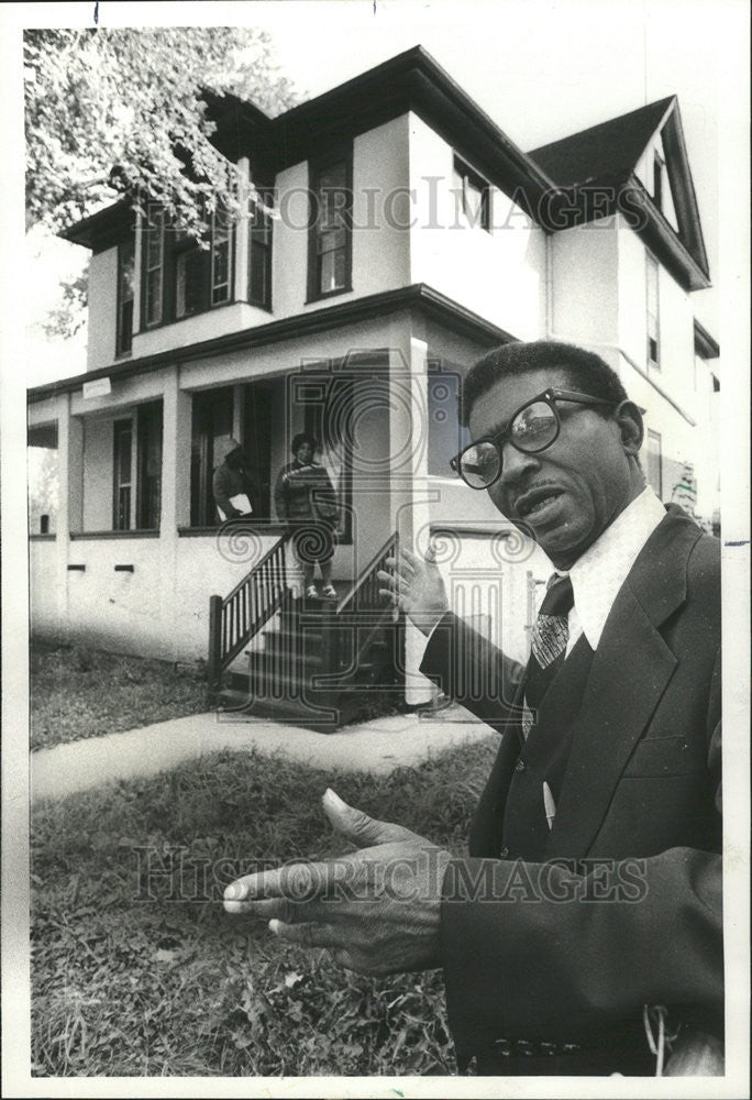 1978 Press Photo EDWARD BAILEY CHAIRMAN SOUTH COMMUNITY COUNCIL IRENE WILLIE - Historic Images