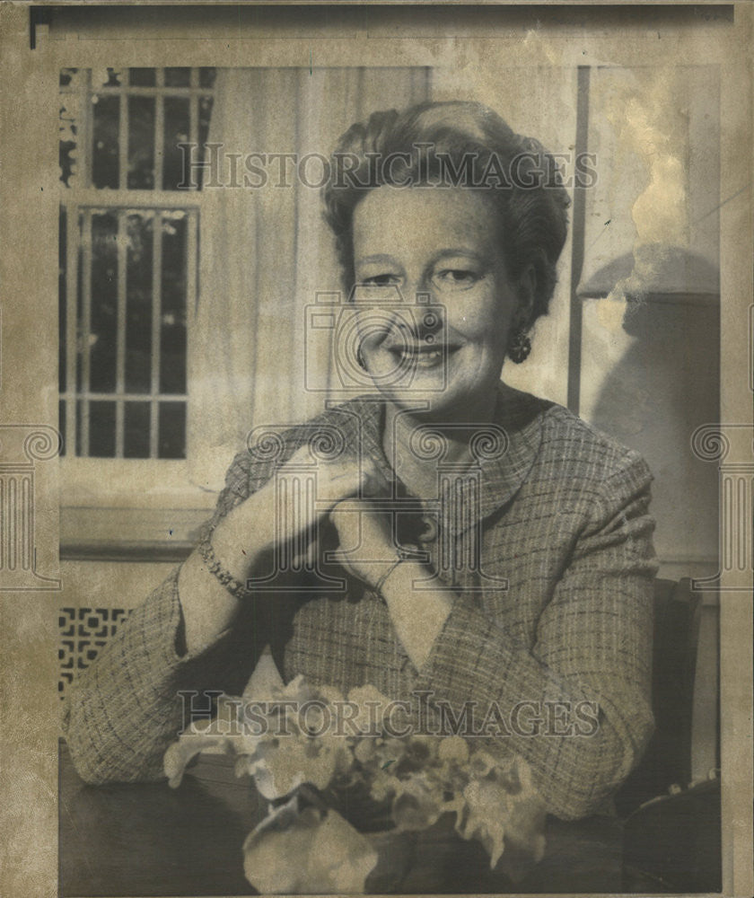 1970 Press Photo Shirley Bailey White House Housekeeper - Historic Images