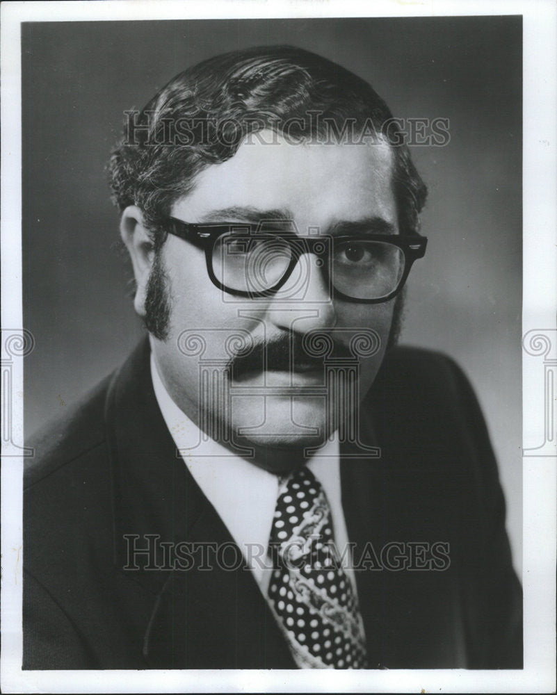 1974 Press Photo Norman Dachman Public  Niles RTA Cook County Commissioner - Historic Images