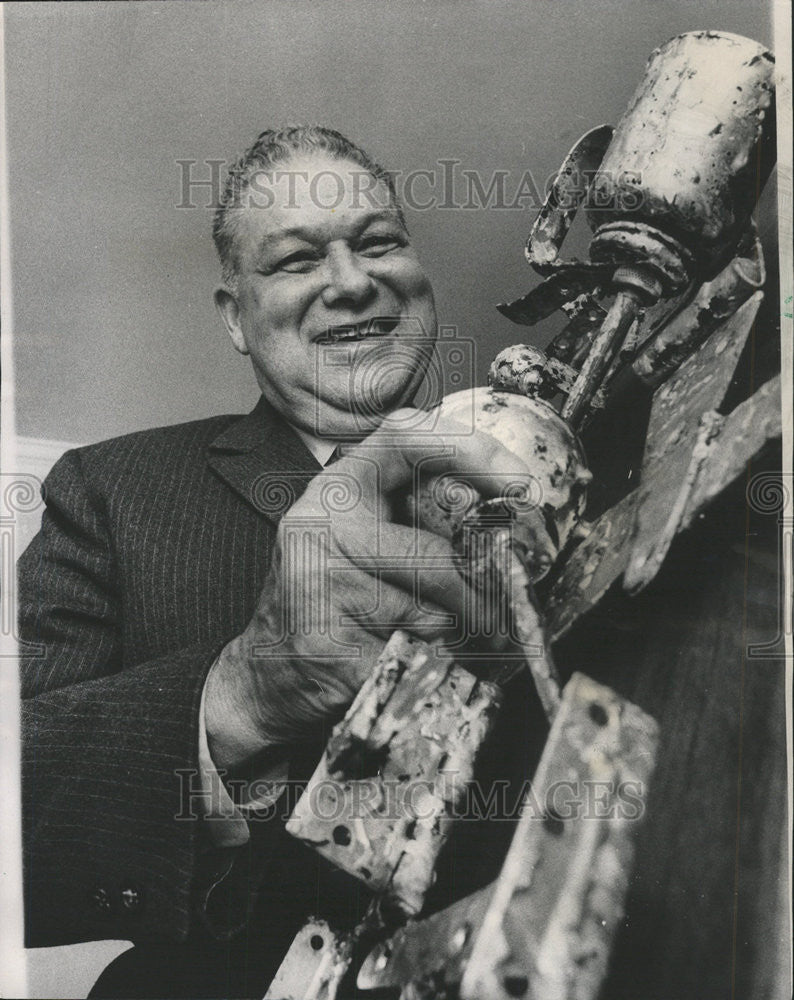 1970 Press Photo Palmer House Bertel Daigre founder president - Historic Images