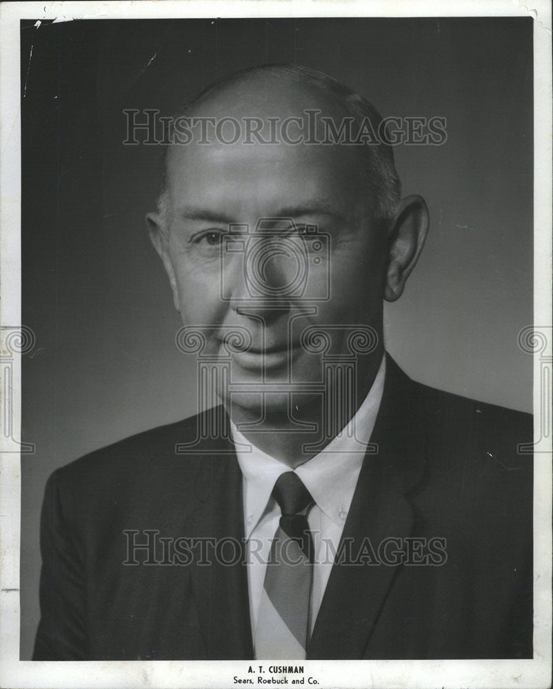 1965 Press Photo Austin Cushman Sears Roebuck Company Chairman Board - Historic Images