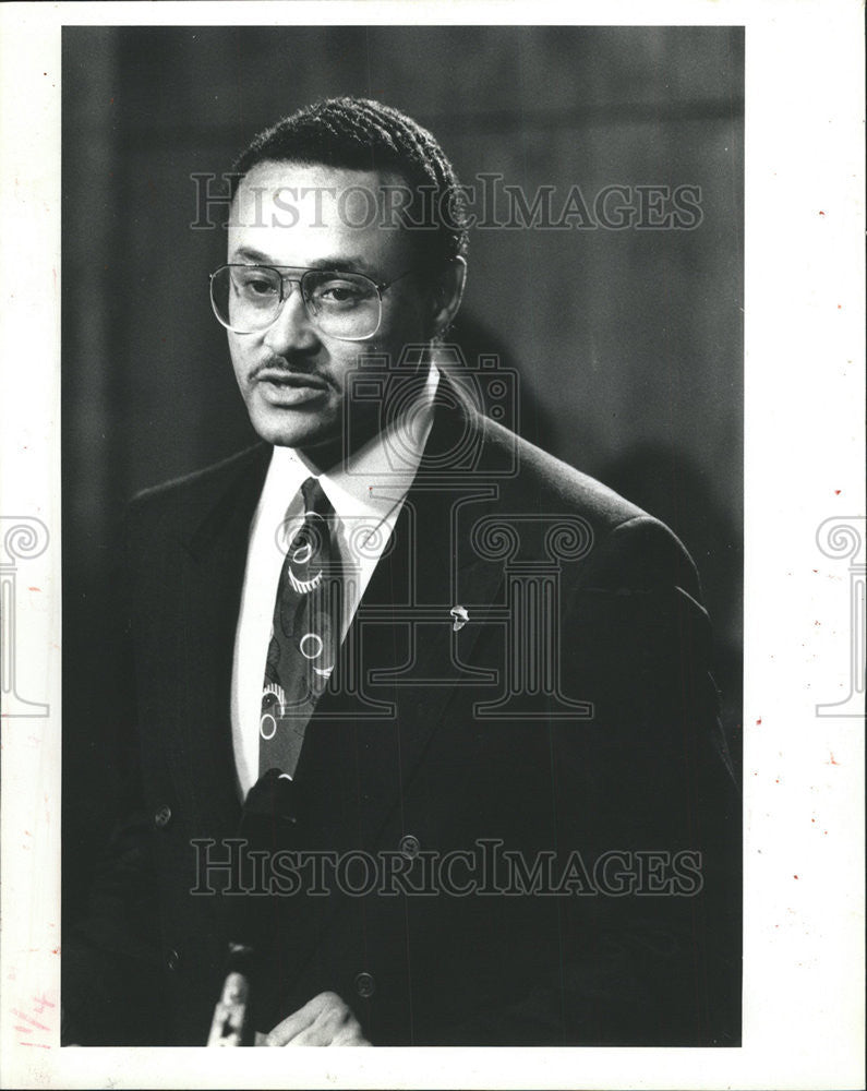 1990 Press Photo Daley Lindblom Chicago Fund Walkaton - Historic Images