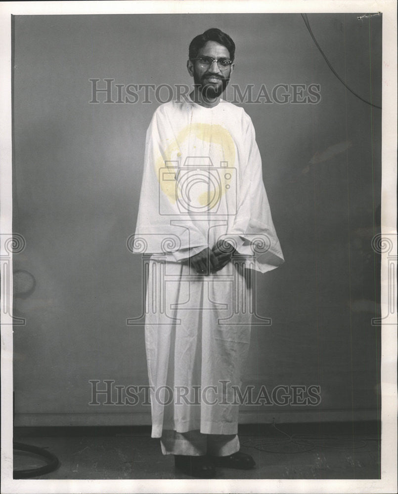 1962 Press Photo NR Balakrishnan young man India Message Christ Universalist - Historic Images