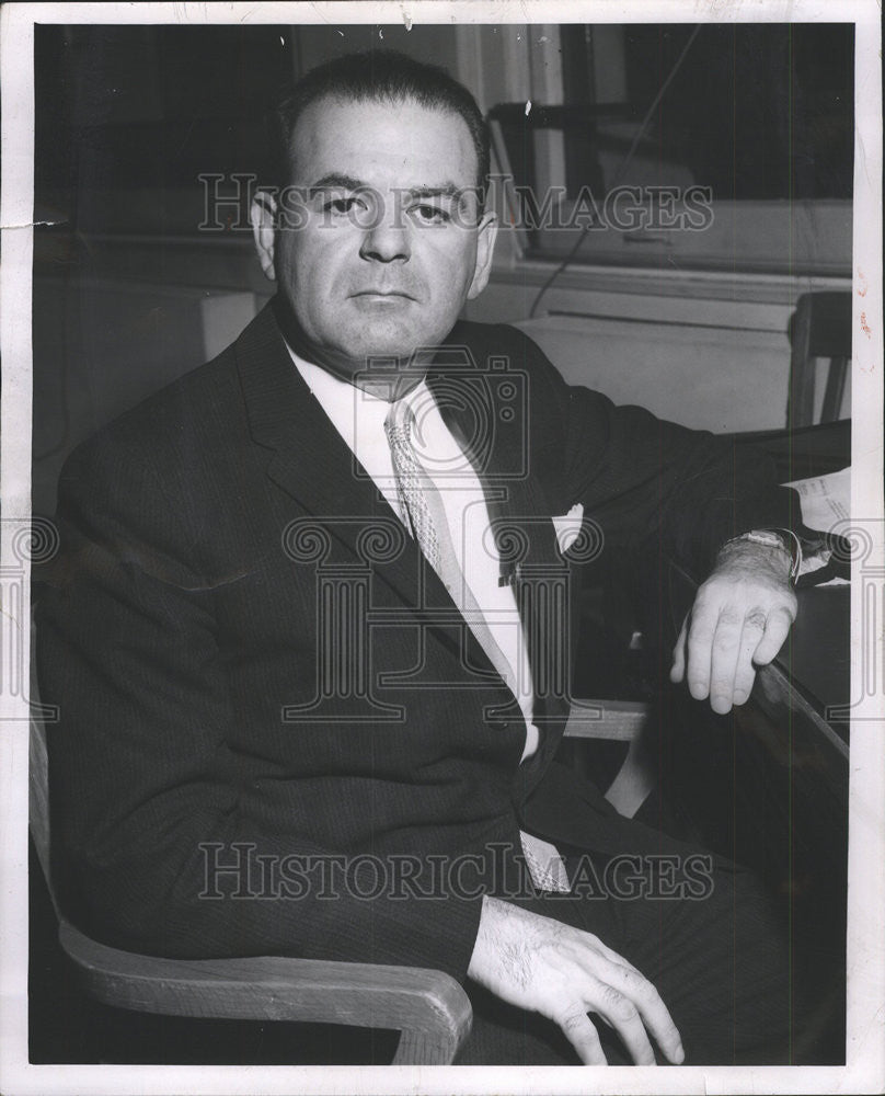 1962 Press Photo Samuel Andelman Commissioner Health Black Suit Snap Pose - Historic Images