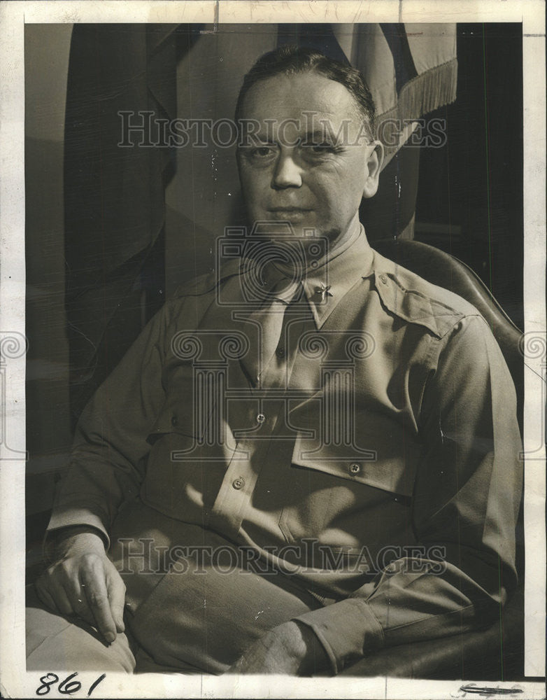 1948 Press Photo Brigadier General Henry S. Aurand - Historic Images