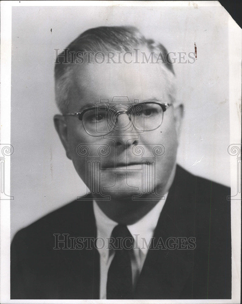 1963 Press Photo Marcus J Aurelius Administrative Vice Pres U S Steel Corp - Historic Images