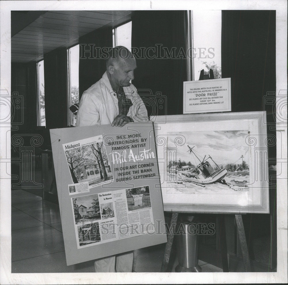 1963 Press Photo Phil Austin Des Plaines Midwest Nauvoo Roebuck - Historic Images