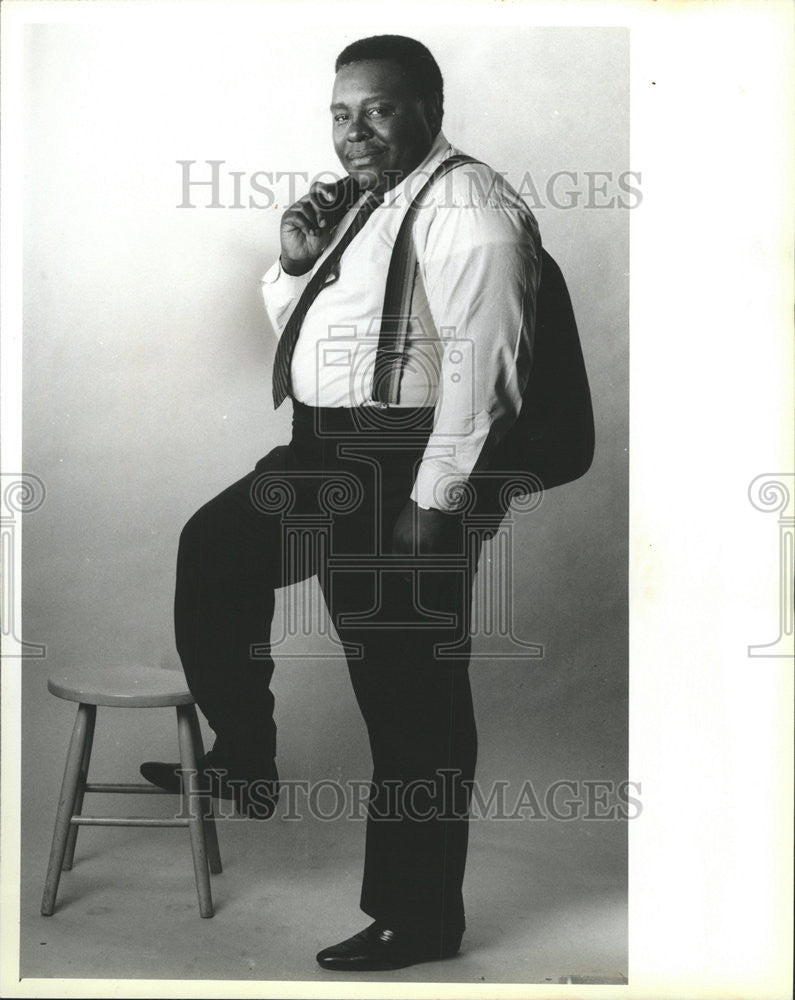 1987 Press Photo Lemuel Austin, Newly elected Alderman 34th Ward - Historic Images