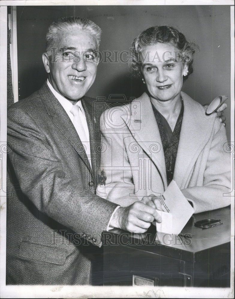 1952 Press Photo Judge Richard Austin Democrat Governor Illinois - Historic Images