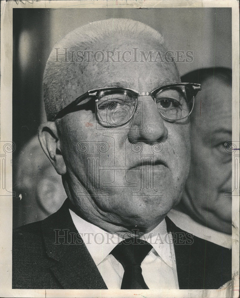 1971 Press Photo Mayor Daley campaign President John Kennedy District Illinois - Historic Images