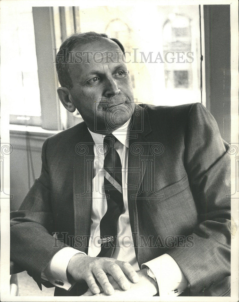 1967 Press Photo Abraham Avidar, Consulate of Israel for Chicago - Historic Images