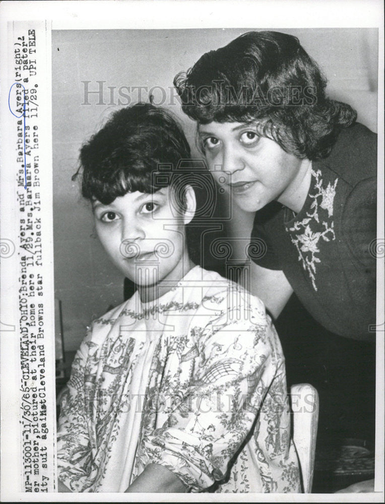 1965 Press Photo Brenda Ayers Mrs Barbara Ayers - Historic Images