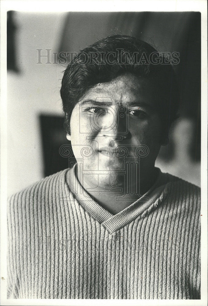 1979 Press Photo Ernesto Ayala Poetry Winner Reynolds Club - Historic Images