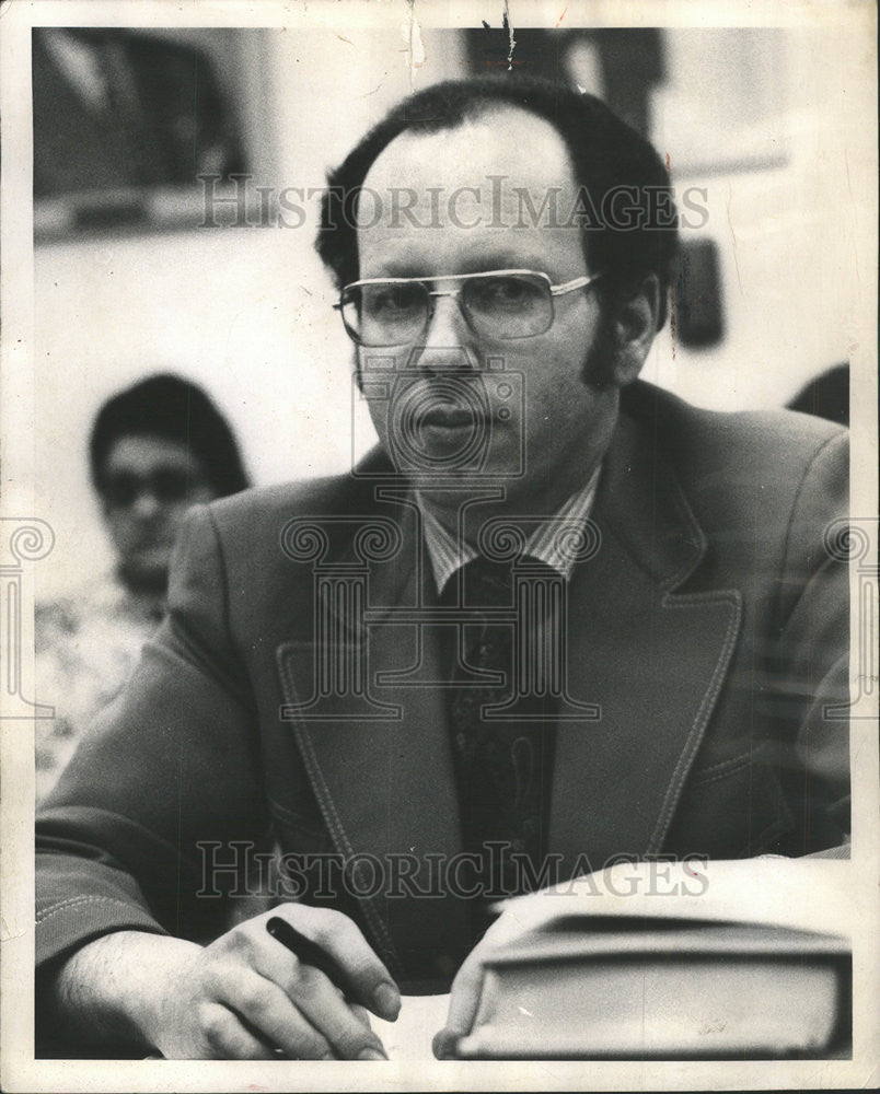 1973 Press Photo Circuit Court Judge Martin Aspen - Historic Images