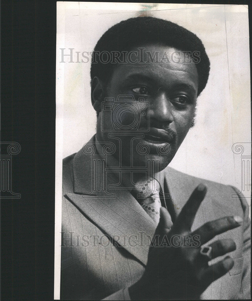 1971 Press Photo Laplois Ashford Director Chicago Urban League - Historic Images