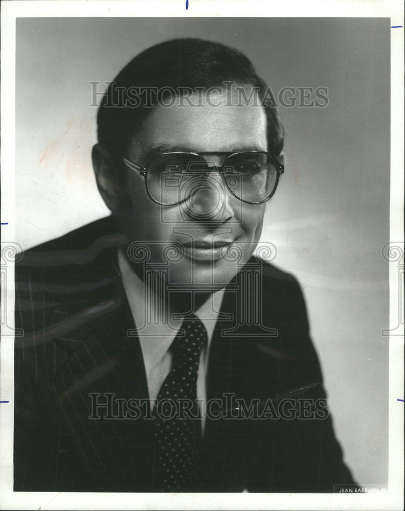 1976 Press Photo William Kaufman John Ash Chicago Vice President Midwest Trans - Historic Images