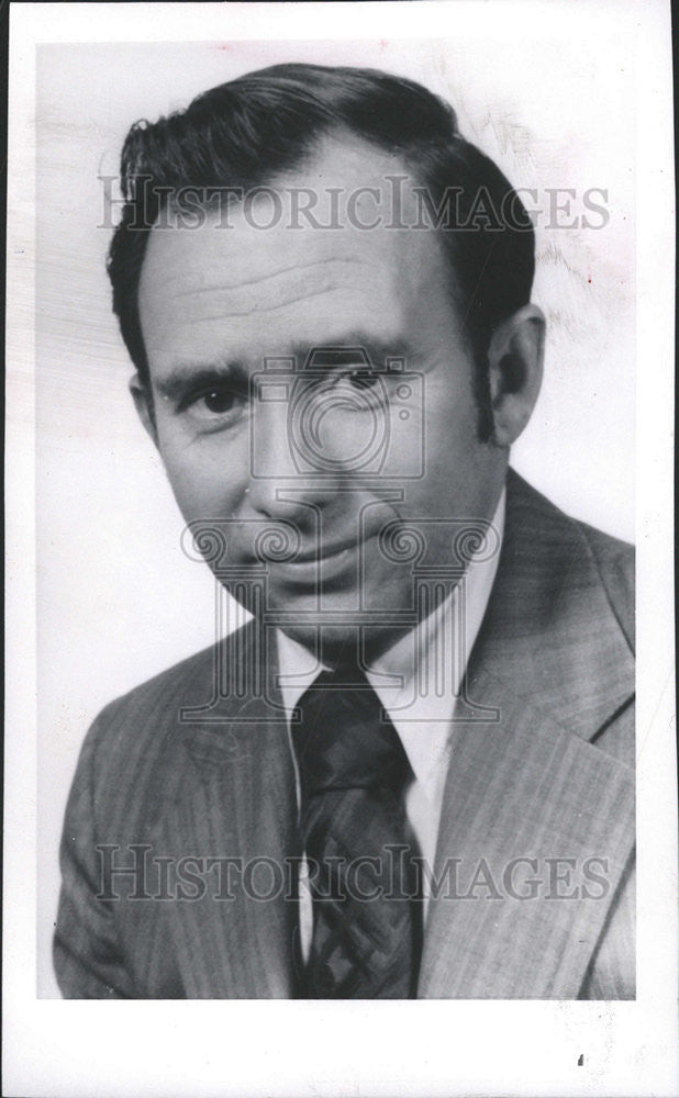 1980 Press Photo Aldo Beckman Former White House Correspondent Chicago Tribune - Historic Images