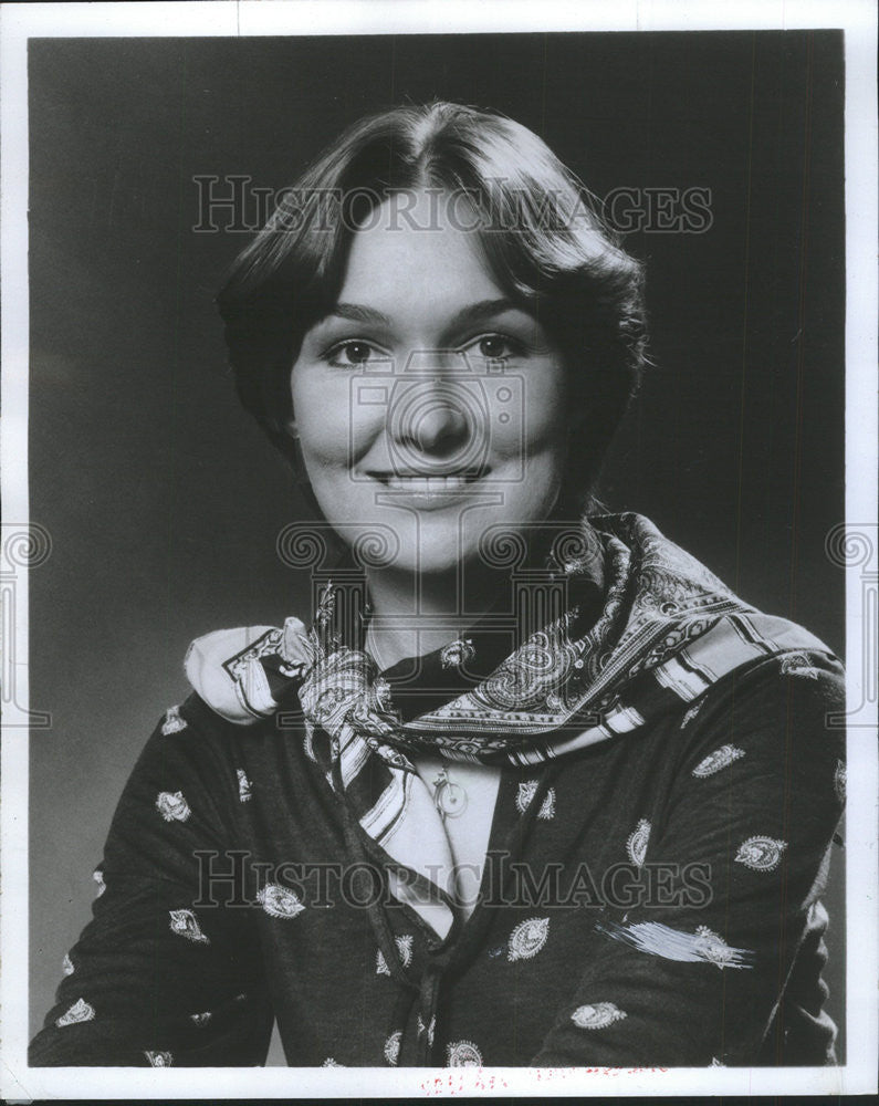 1977 Press Photo Nancy Becker TV Newswoman WLS-TV Chicago - Historic Images
