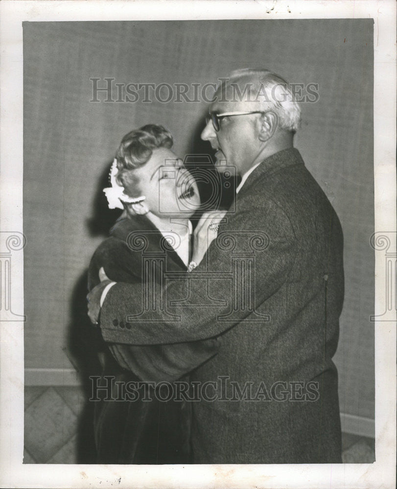 1955 Press Photo Benjamin Becker Resigned Candidate Clerk Democratic Ticket - Historic Images