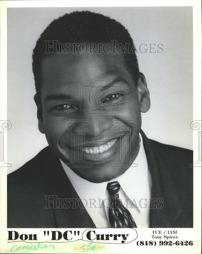 Press Photo Don DC Curry American comedian BET Comic Craig Uncle Elroy Jones - Historic Images