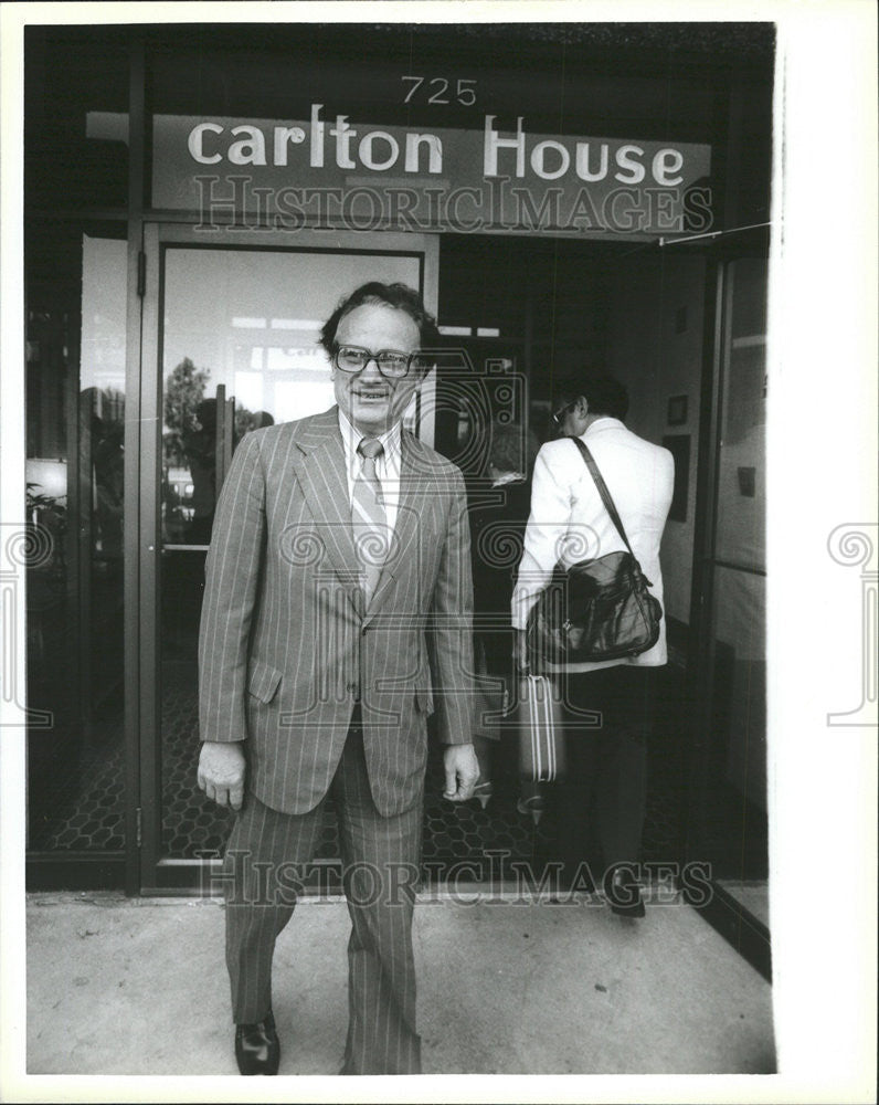 1985 Press Photo Judge Michael Czaja Josephine Pihoski - Historic Images