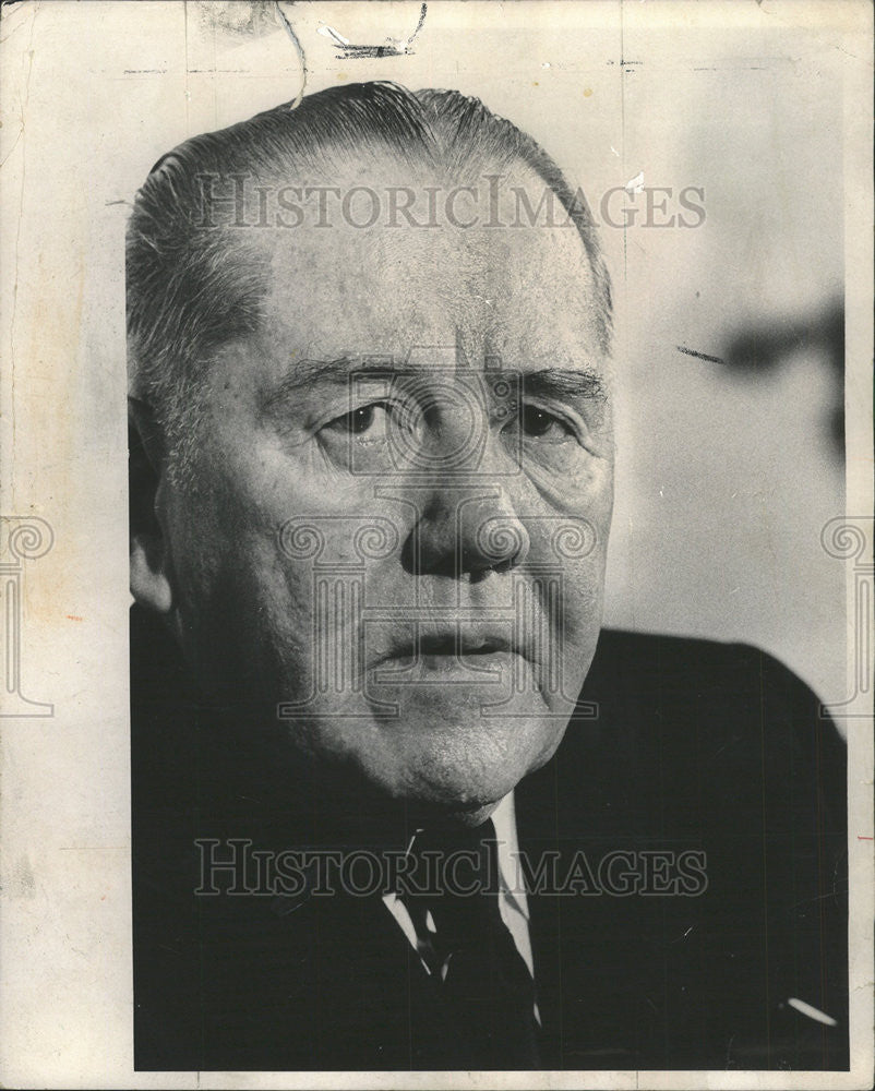 1970 Press Photo Cullerton Thomas McCracken Cullerton  Investigating Reports - Historic Images