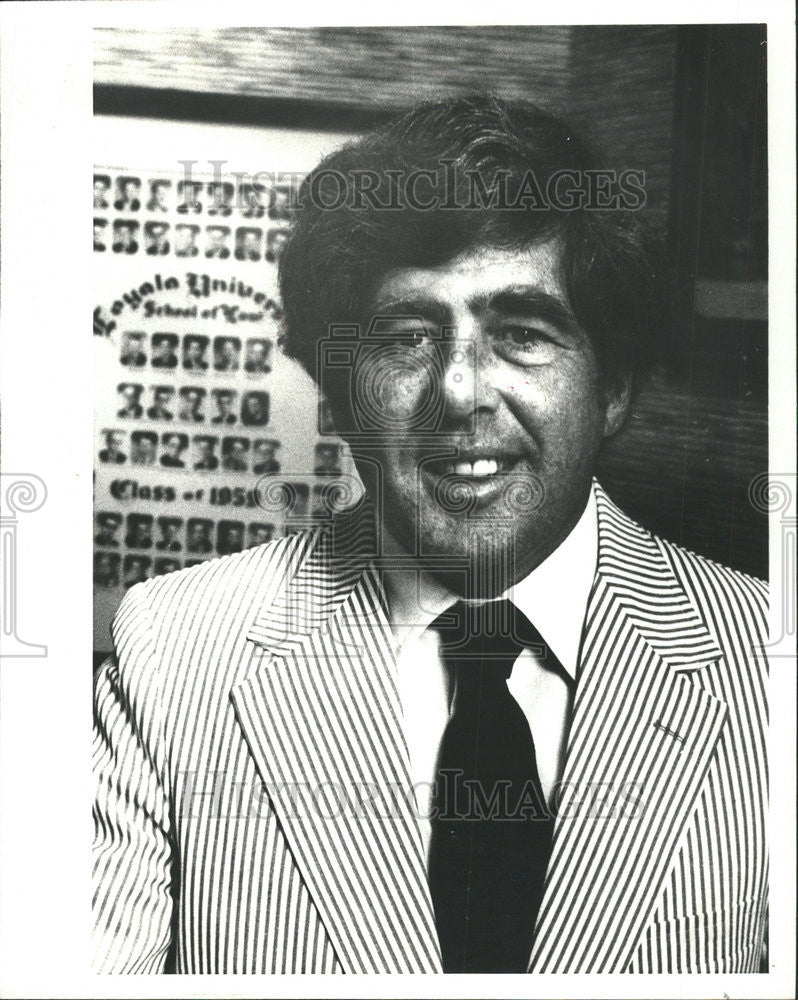 1979 Press Photo George Cullen Lawyer Head Chicago Plan Commission - Historic Images