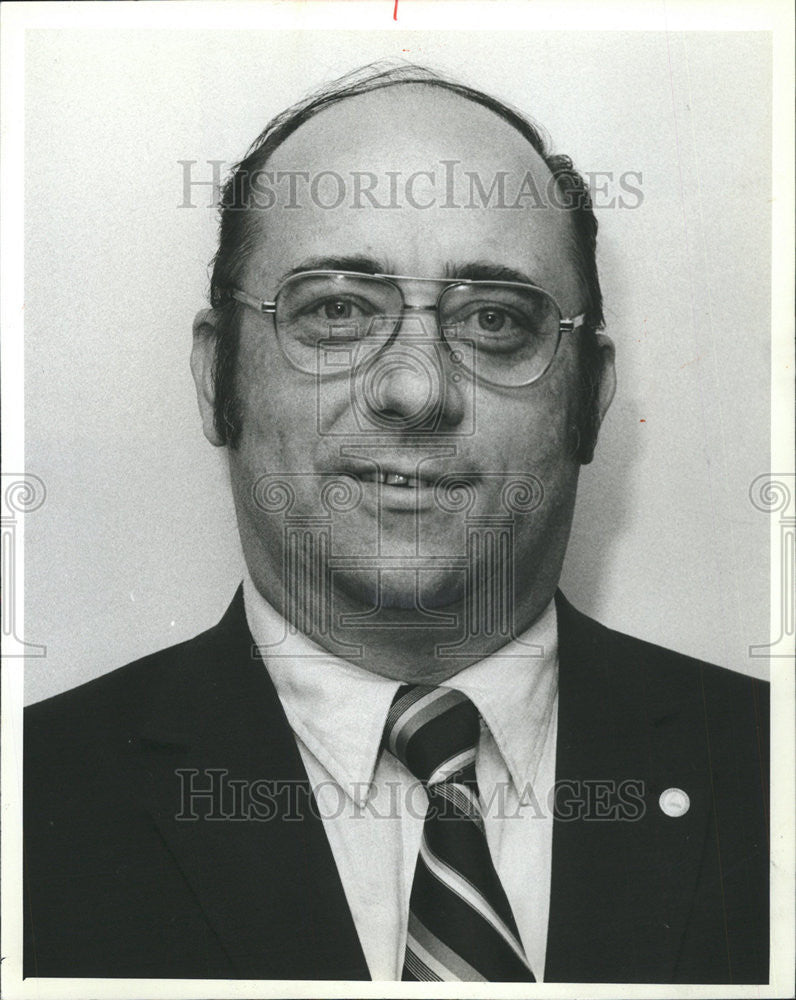 1982 Press Photo Steve Cullen executive director Council 31 American Federation - Historic Images