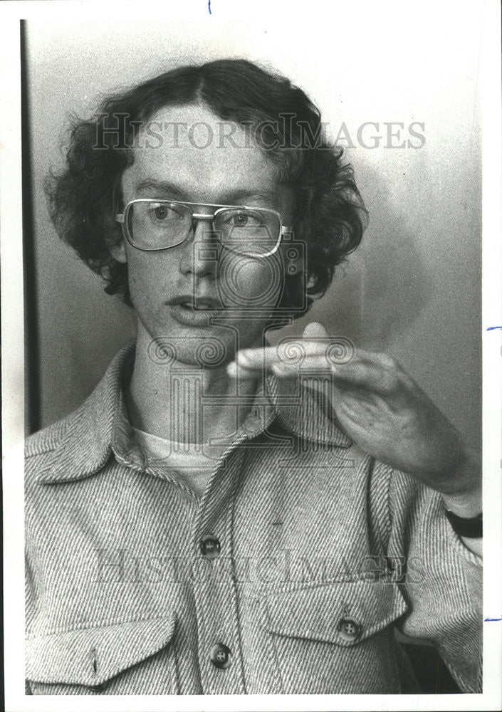 1980 Press Photo Bryan Allen Gossamer Albatross across English Channel - Historic Images