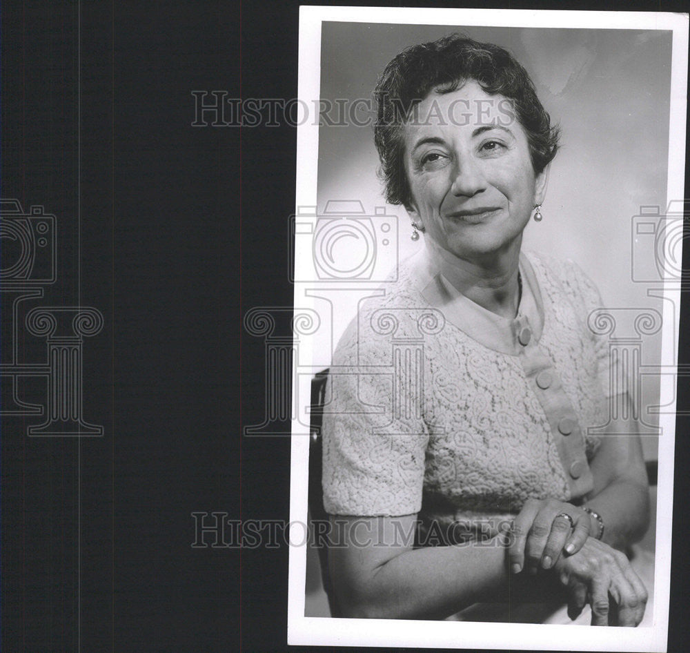 1959 Press Photo Author Dora Albert - Historic Images