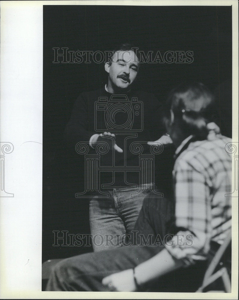 1984 Press Photo Charna Halpern/Comedy Workshop/P.J. Bednarski/ImprovOlympic - Historic Images