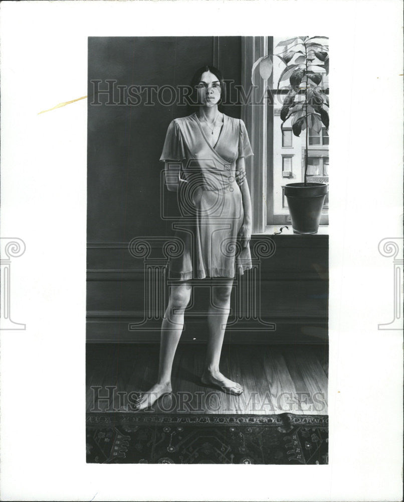 1974 Press Photo Artist William Beckman&#39;s Portrait Of Diana II - Historic Images