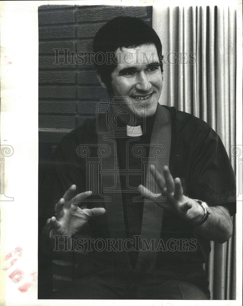 1977 Press Photo Steven Beck Kozen Buddhism Christianity Greenwood Evanston - Historic Images