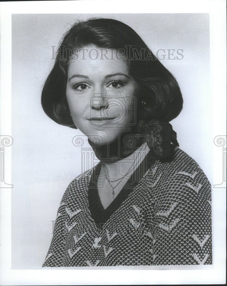 1976 Press Photo News Reporter Maralee Beck - Historic Images