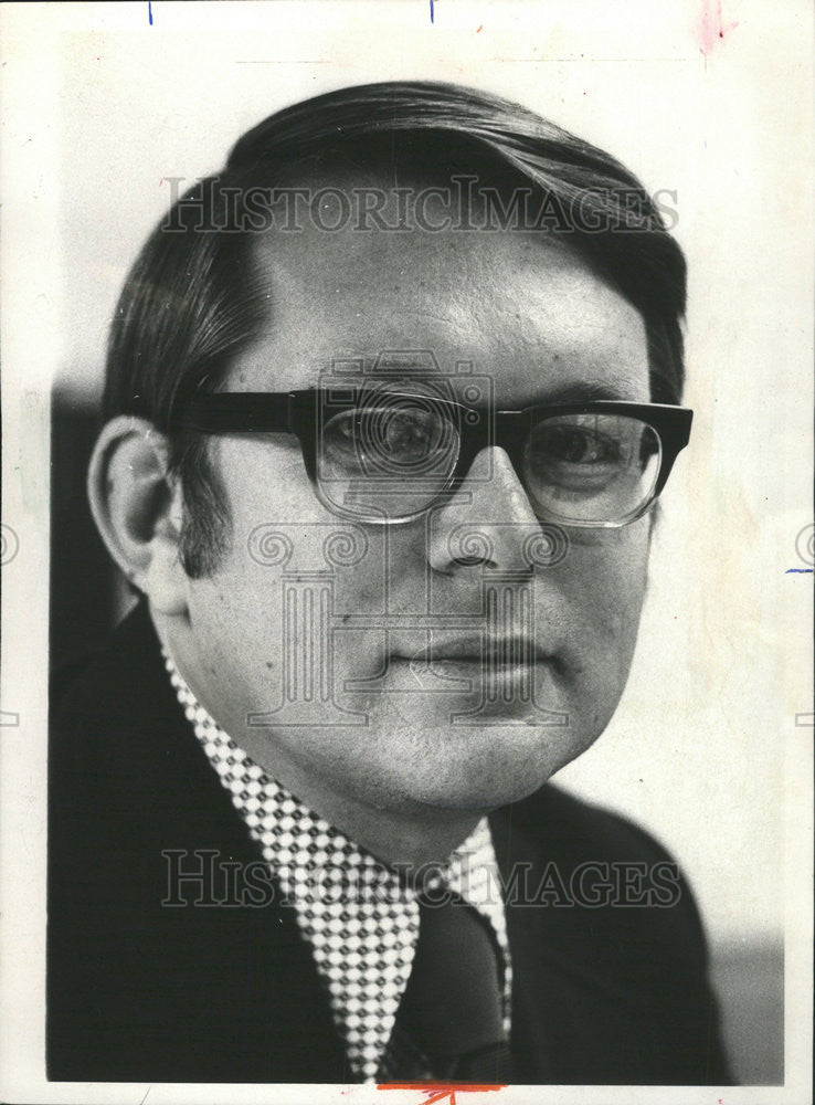 1979 Press Photo Sheriff  Richard Elrod Battle George Dunne Gonna Gaughan - Historic Images