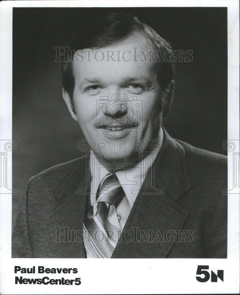 1982 Press Photo Paul Beavers WMAQ-TV News Director - Historic Images