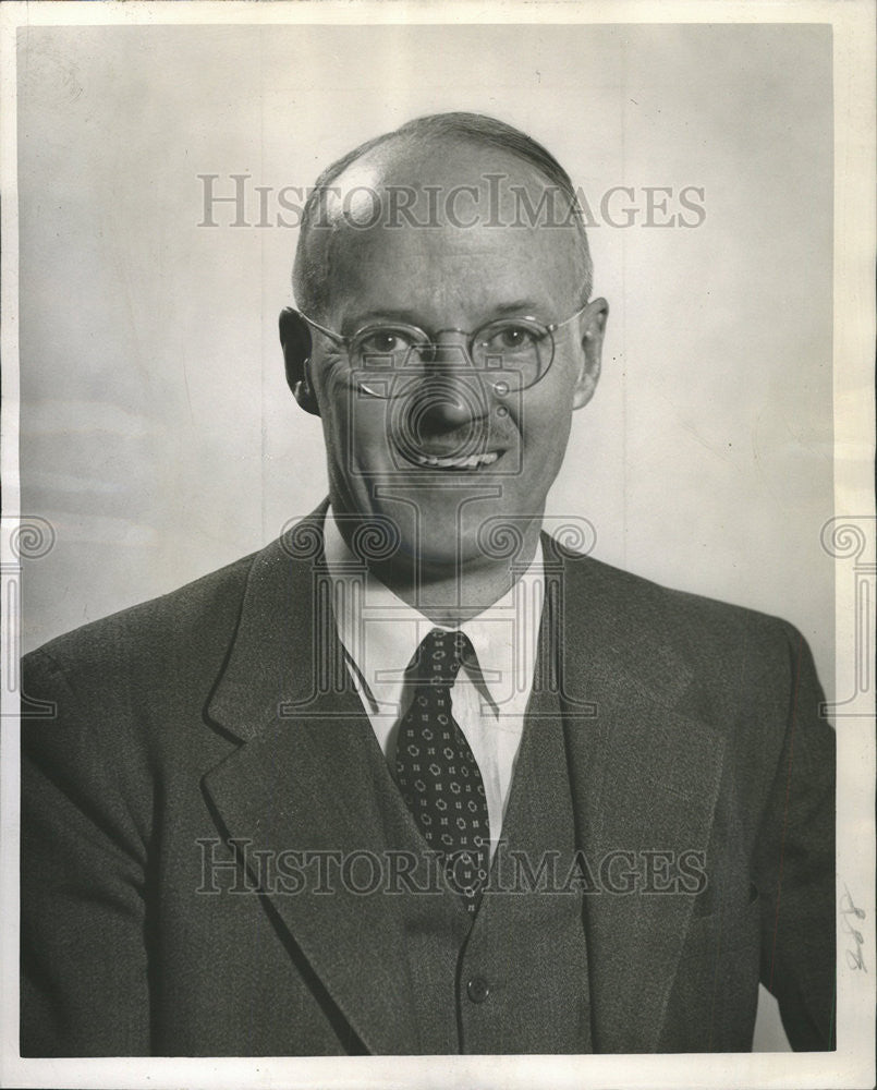 1945 Press Photo Herbert Bebb, Rep. Candidate fir Nomination for Congress - Historic Images