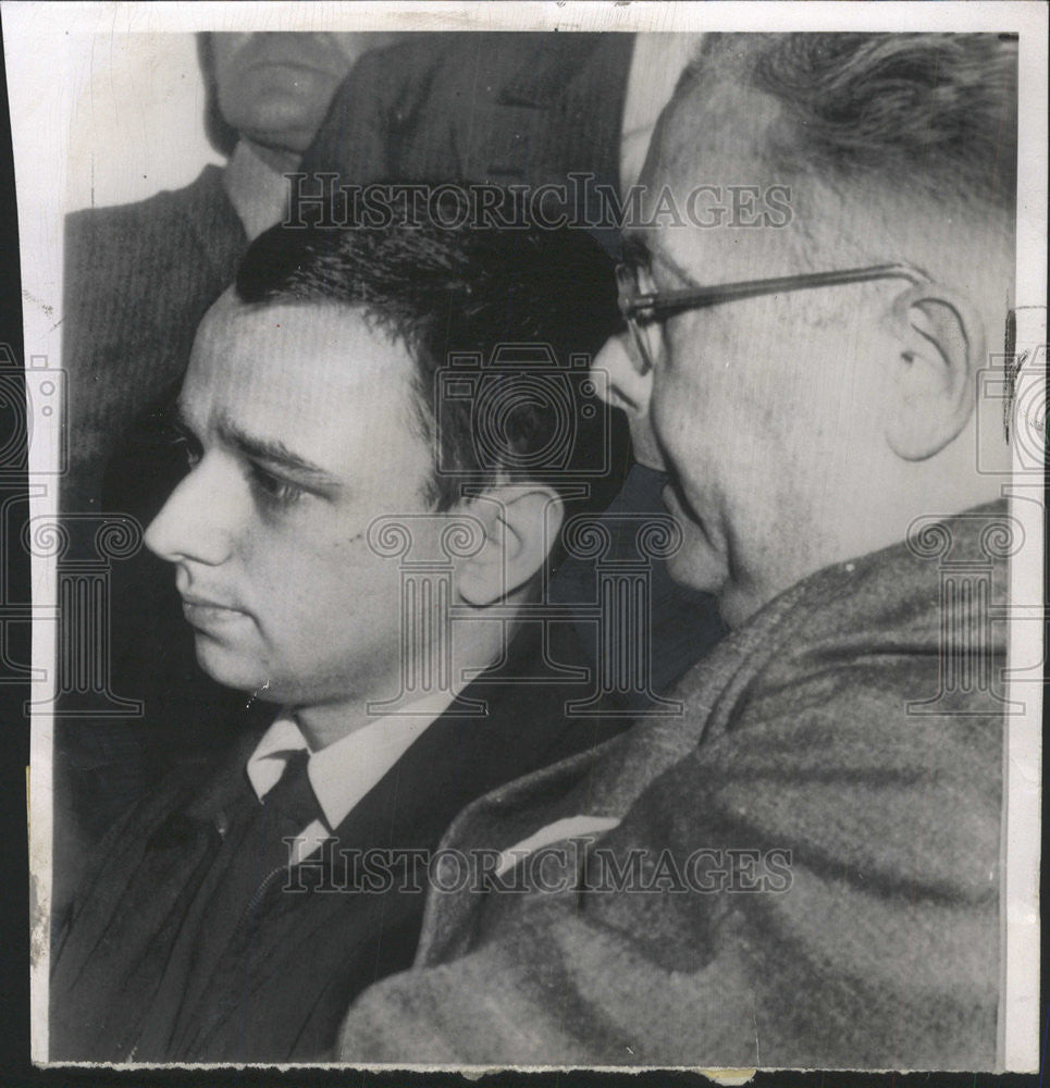 1955 Press Photo Robert B. Bechtel murders Francis H. Strozier - Historic Images