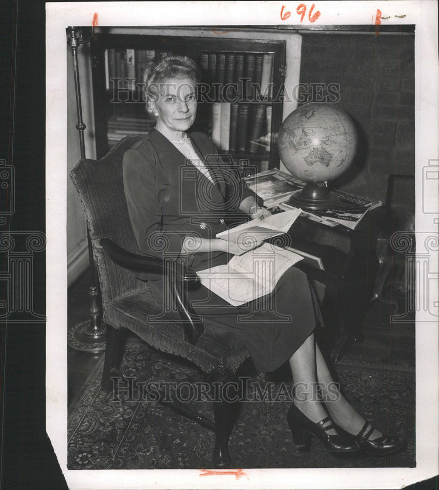 1952 Press Photo Mrs. Howard S. Bechtolt, Vice Pres. of the Church Federation - Historic Images