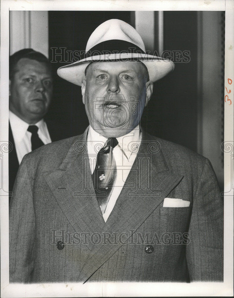 1953 Press Photo Dave Beck, president of the AFL Teamsters Union. - Historic Images