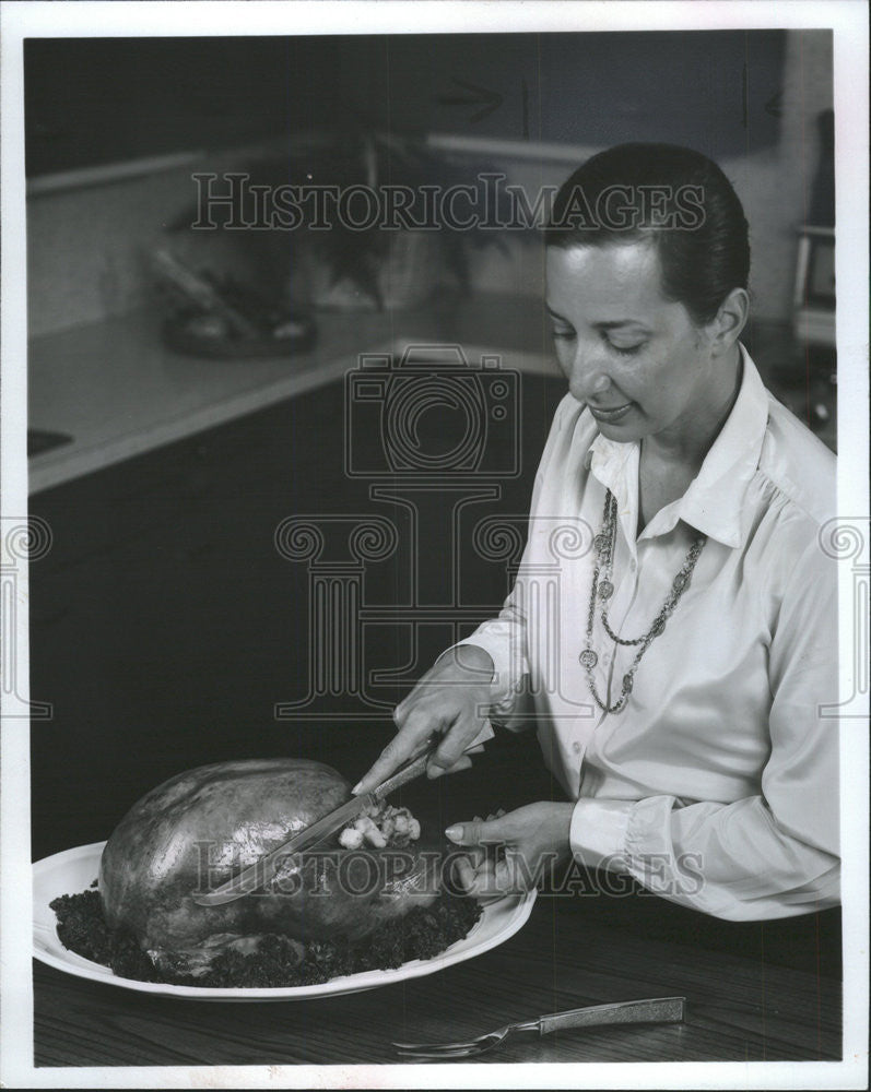 1982 Press Photo Judith Bell, Home Economist for Butterball Turkeys - Historic Images