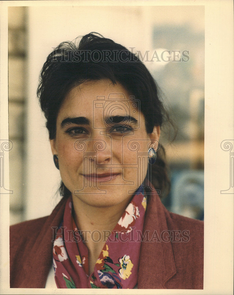 1987 Press Photo Adria Bernardi, author - Historic Images