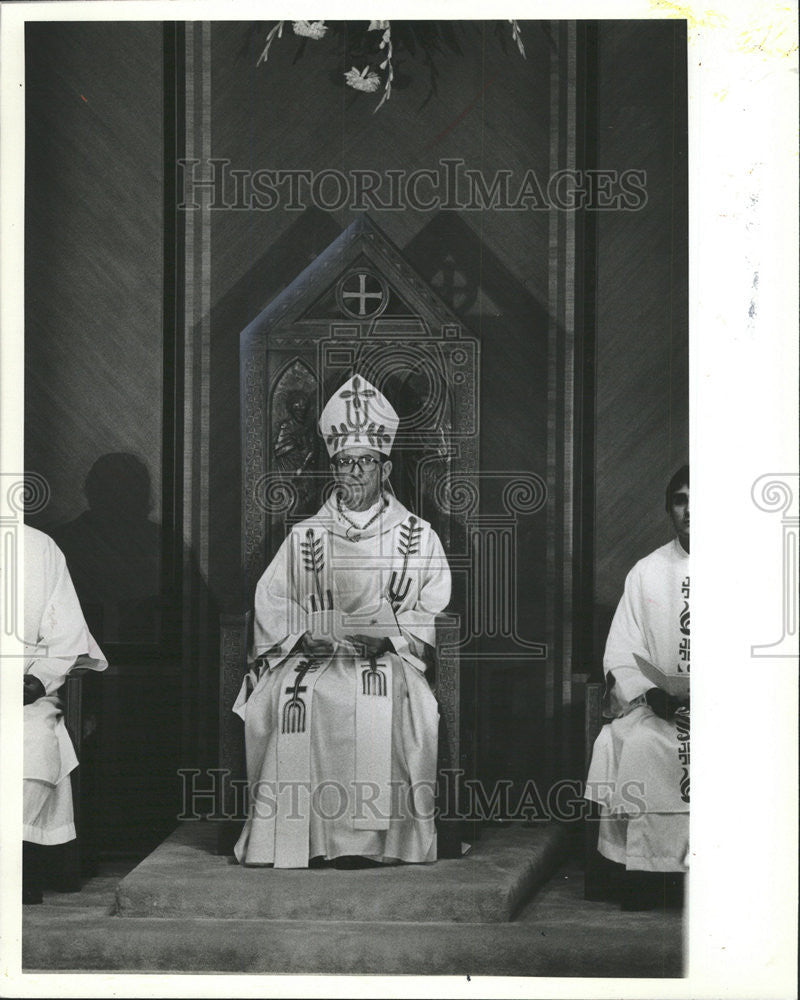 1982 Press Photo Mass Celebration for Archbishop Bernardin - Historic Images