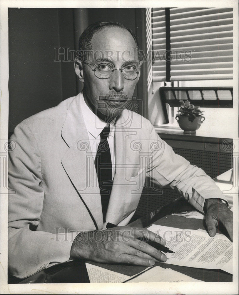 1942 Press Photo Consul General Lewis Bernays Of Great Britain - Historic Images