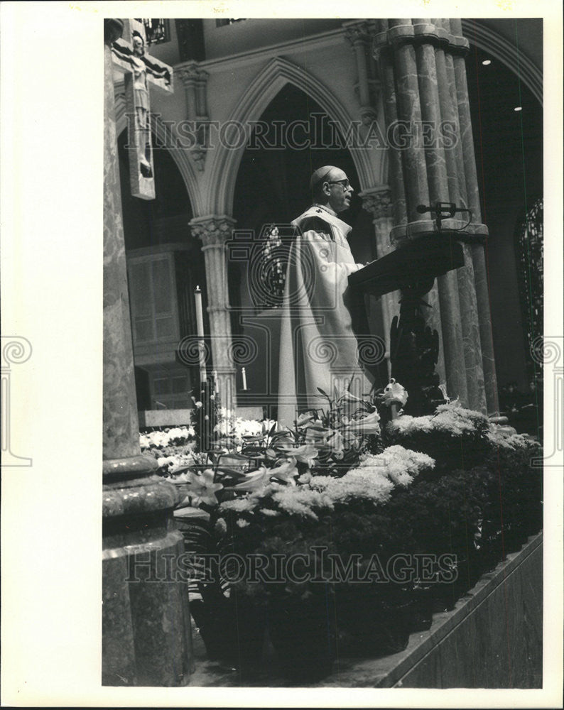 1988 Press Photo Cardinal Bernadine - Historic Images