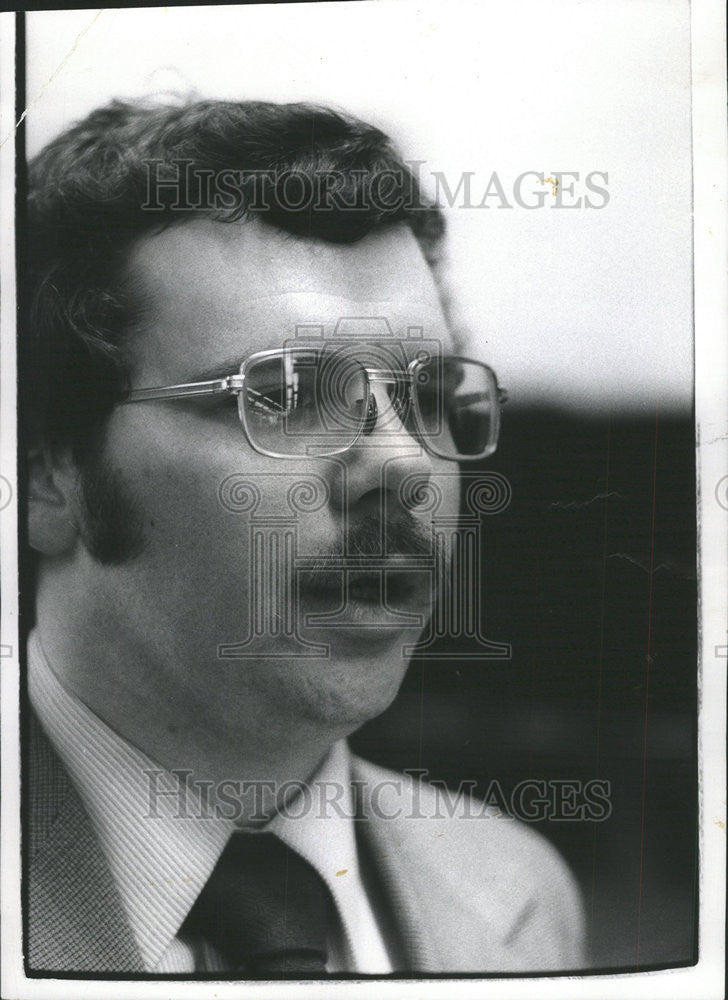 1974 Press Photo John Cullerton, Pres of Loyola University Student Bar Assoc - Historic Images