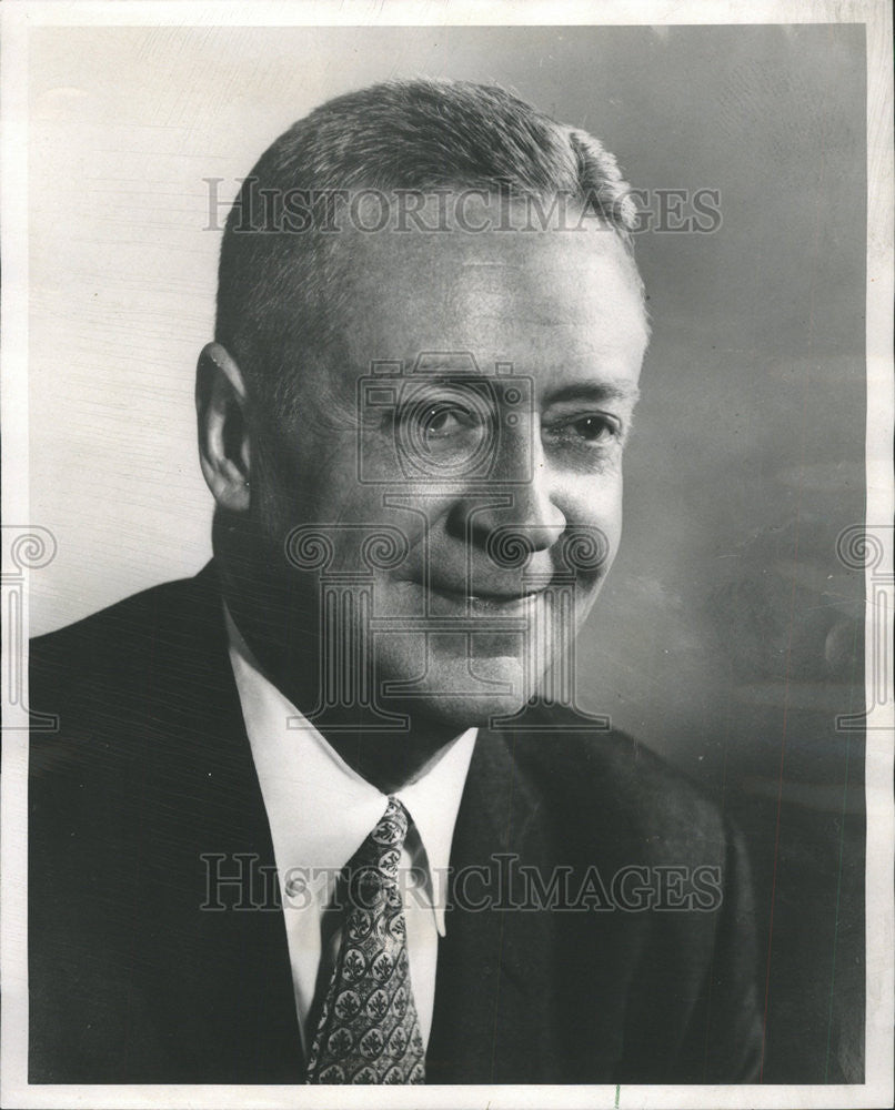 1967 Press Photo Charles Fisk Cutter Civic Leader Head Chicago Clark Dodge - Historic Images