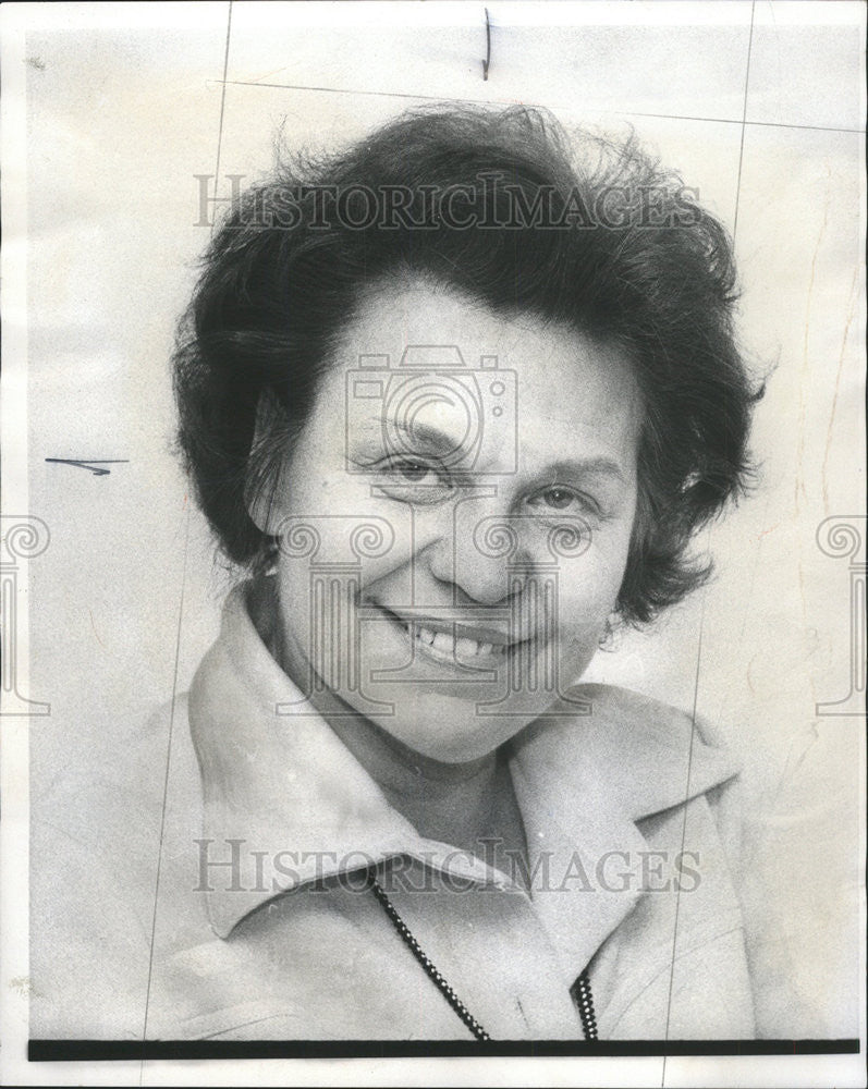1976 Press Photo Mary Cvack Education Chairman Ashburn Civic Association - Historic Images