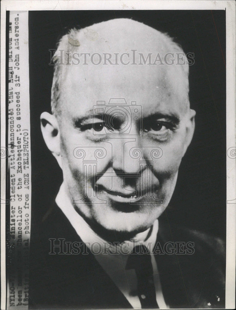 1962 Press Photo Lord Dalton Hugh labor Government Chancellor exchequer Snap - Historic Images